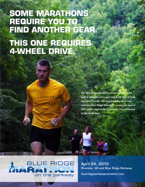 Blue Ridge Marathon ad